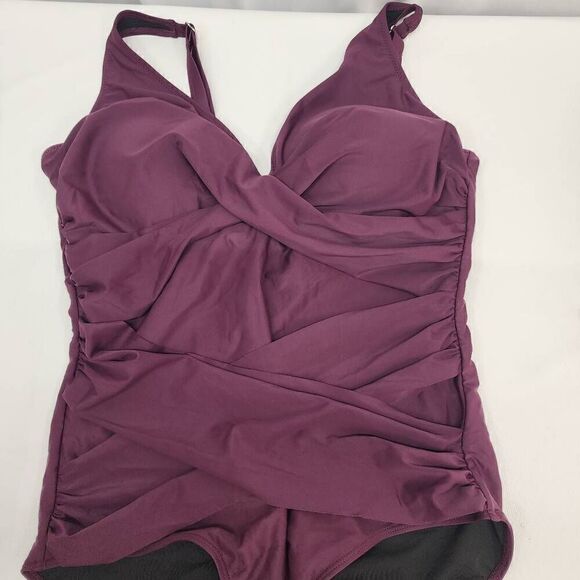 Smismivo Size 2XL Tummy Control Swimsuits for Women Slimming One Piece Bathing S - Picture 3 of 4